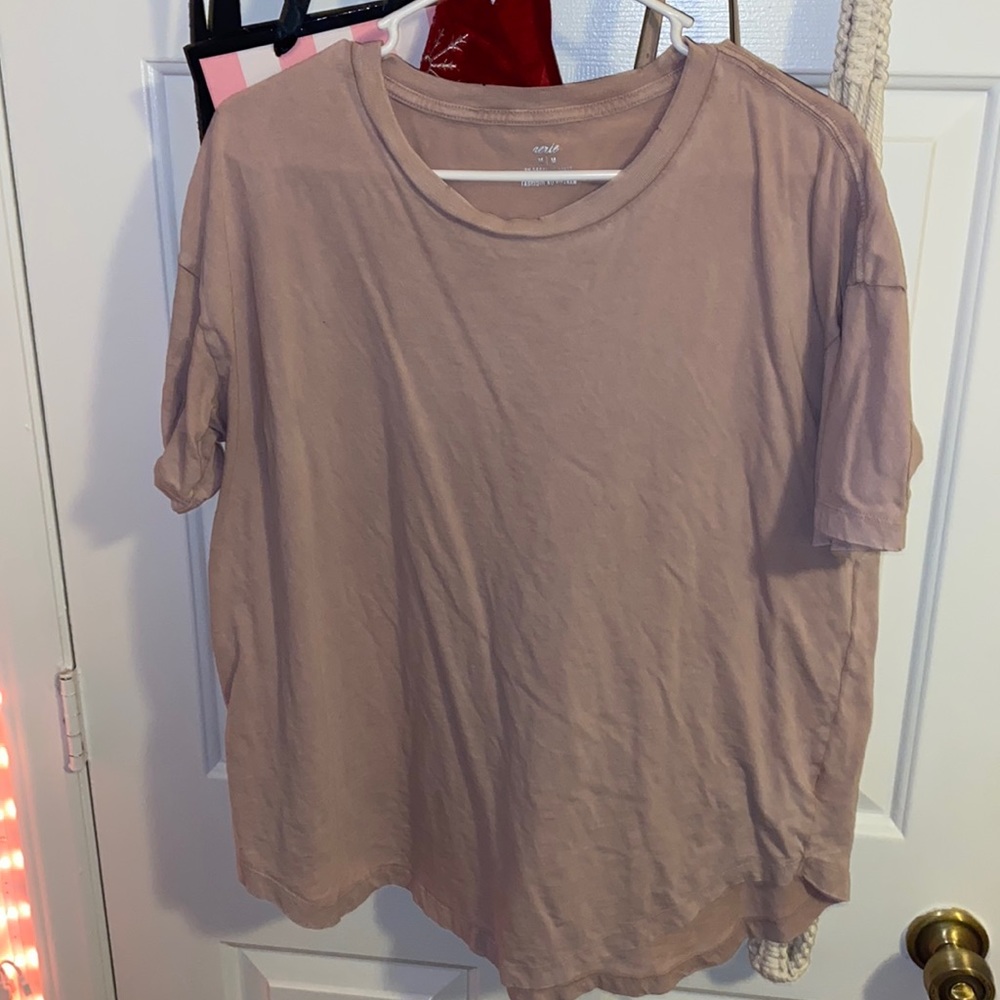 blush pink t shirt